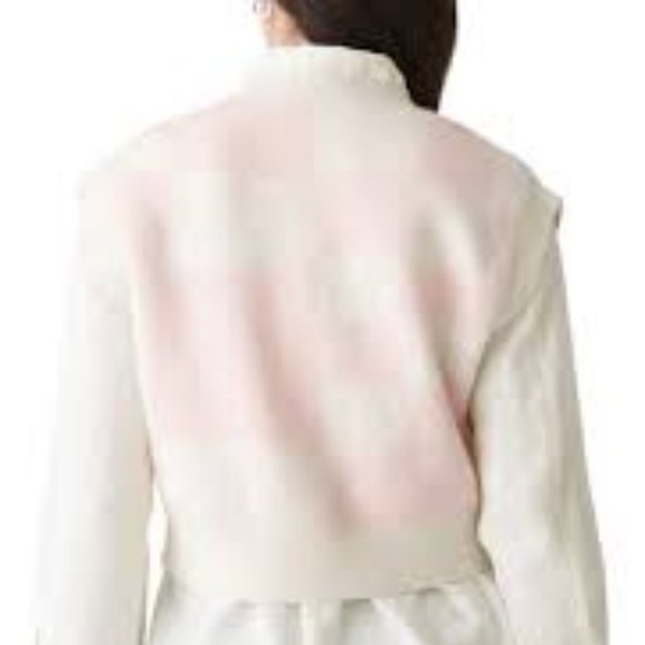 & OTHER STORIES Check Wool Blend Sweater Vest In Pink Jaquard - Picture 3 of 11